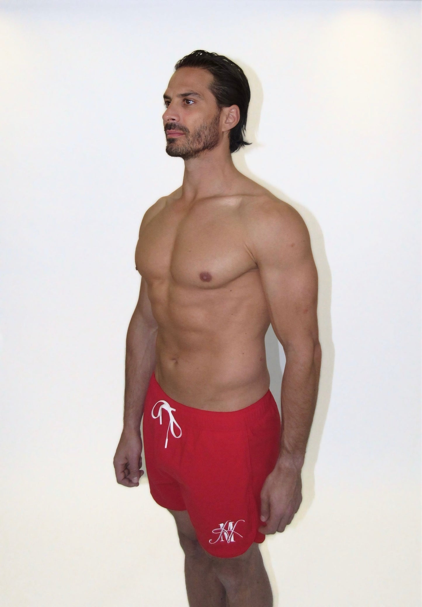Sporting Red Swim Shorts