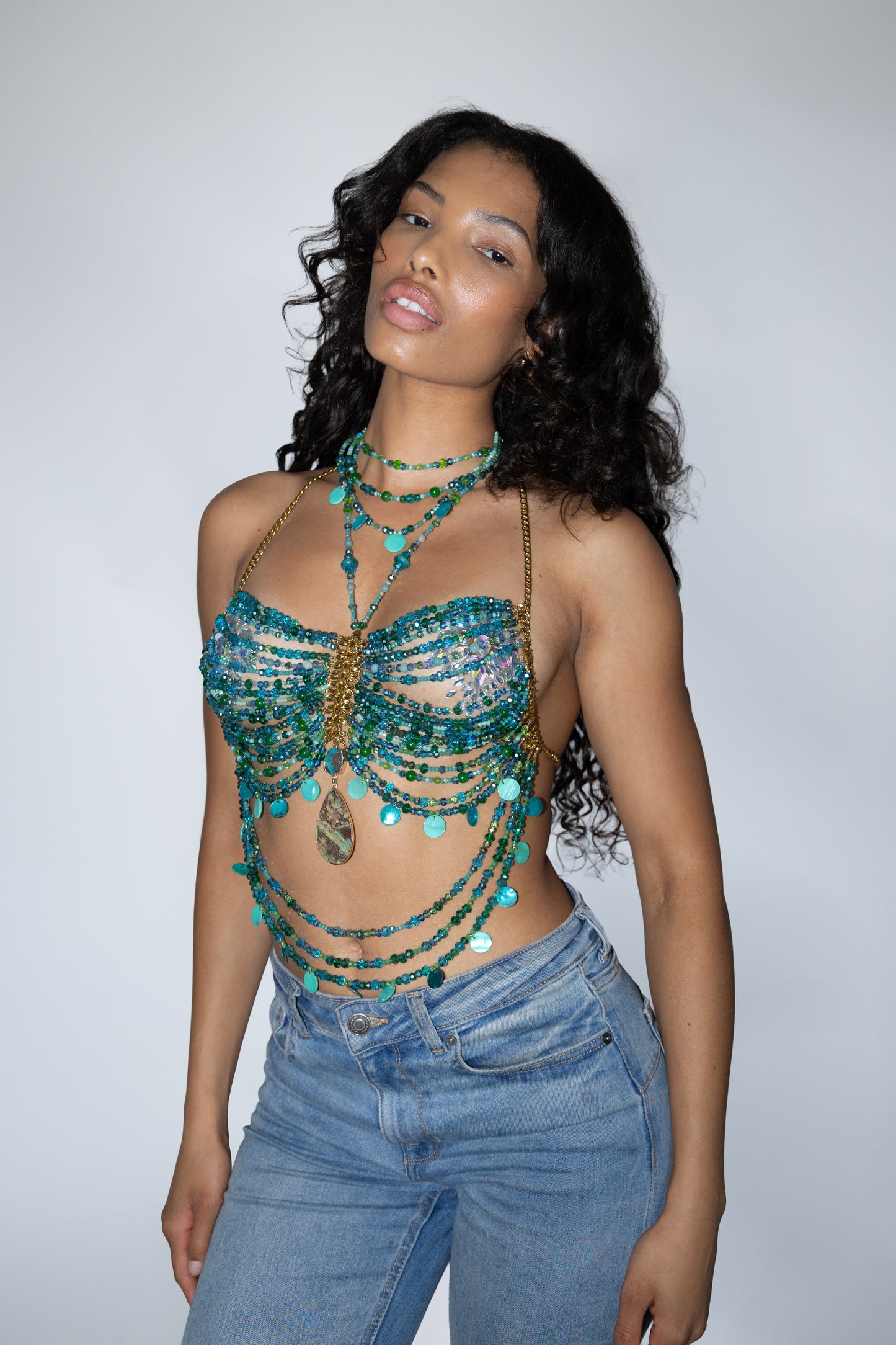 Aquamarine Top