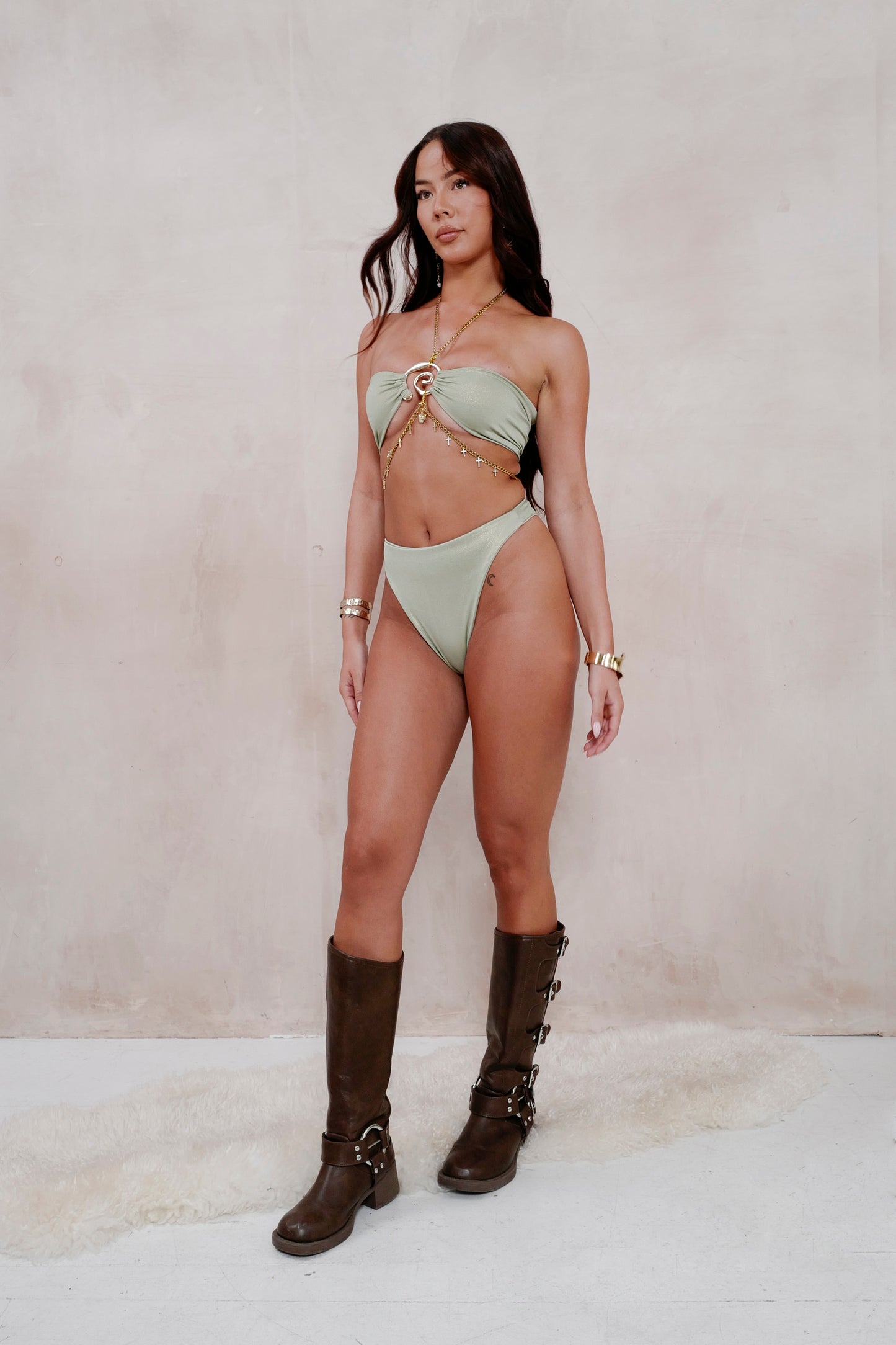 Green Bikini Bottoms