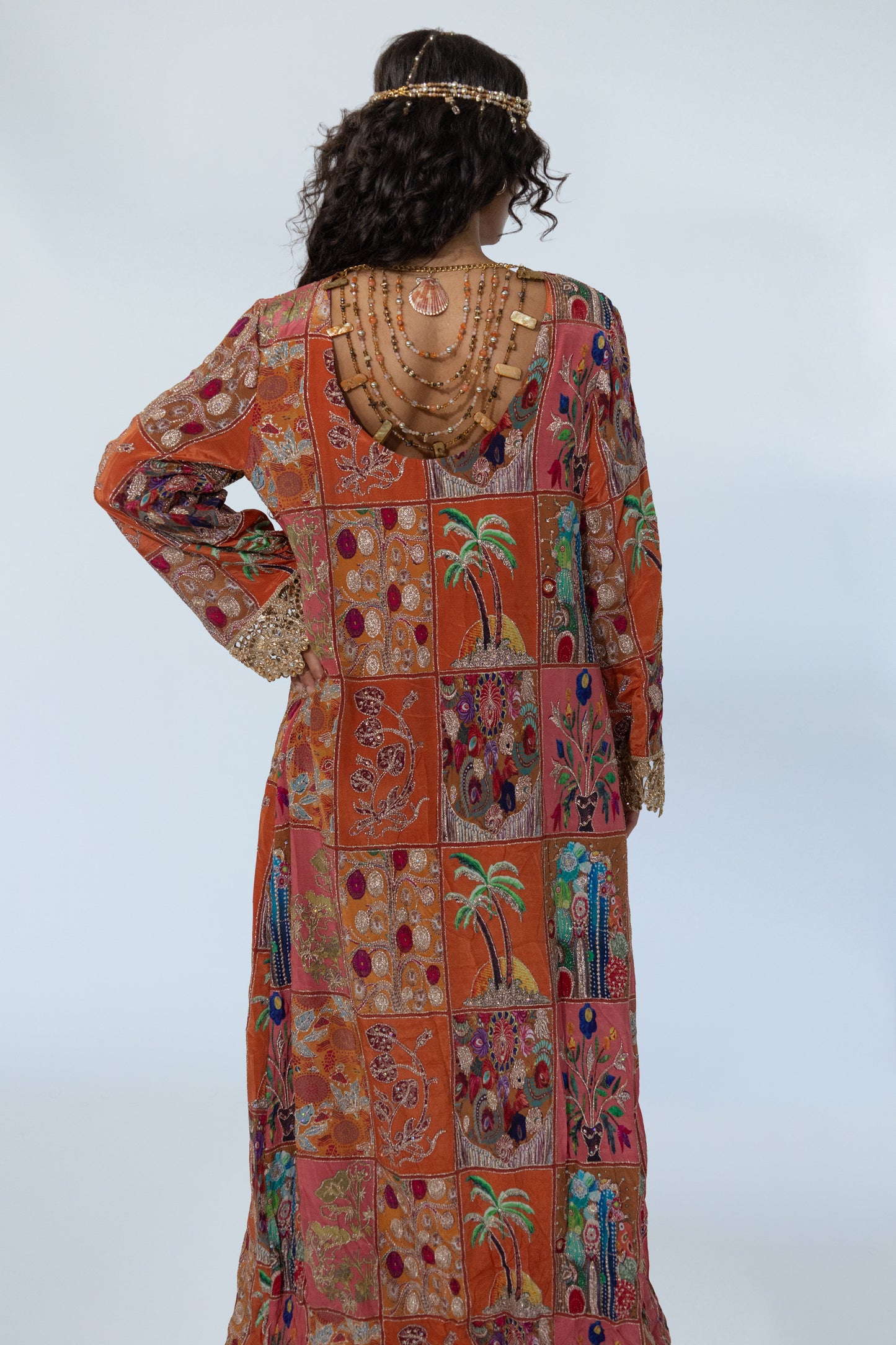 Look 7 - Patchwork Embroidered Kimono