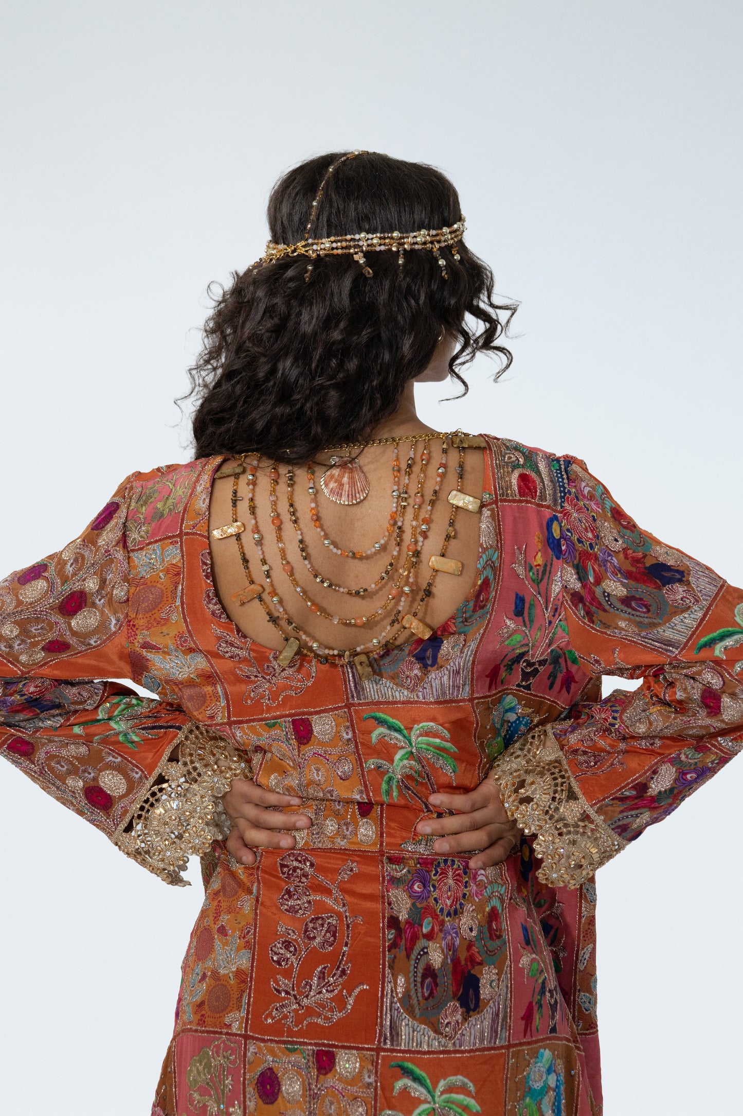 Look 7 - Patchwork Embroidered Kimono
